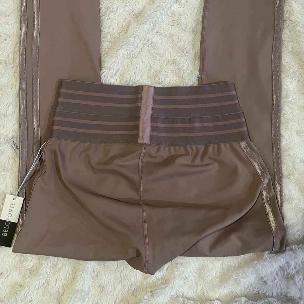Beloforte Cuffed Leggings - Dusty Rose - Picture 7 of 7